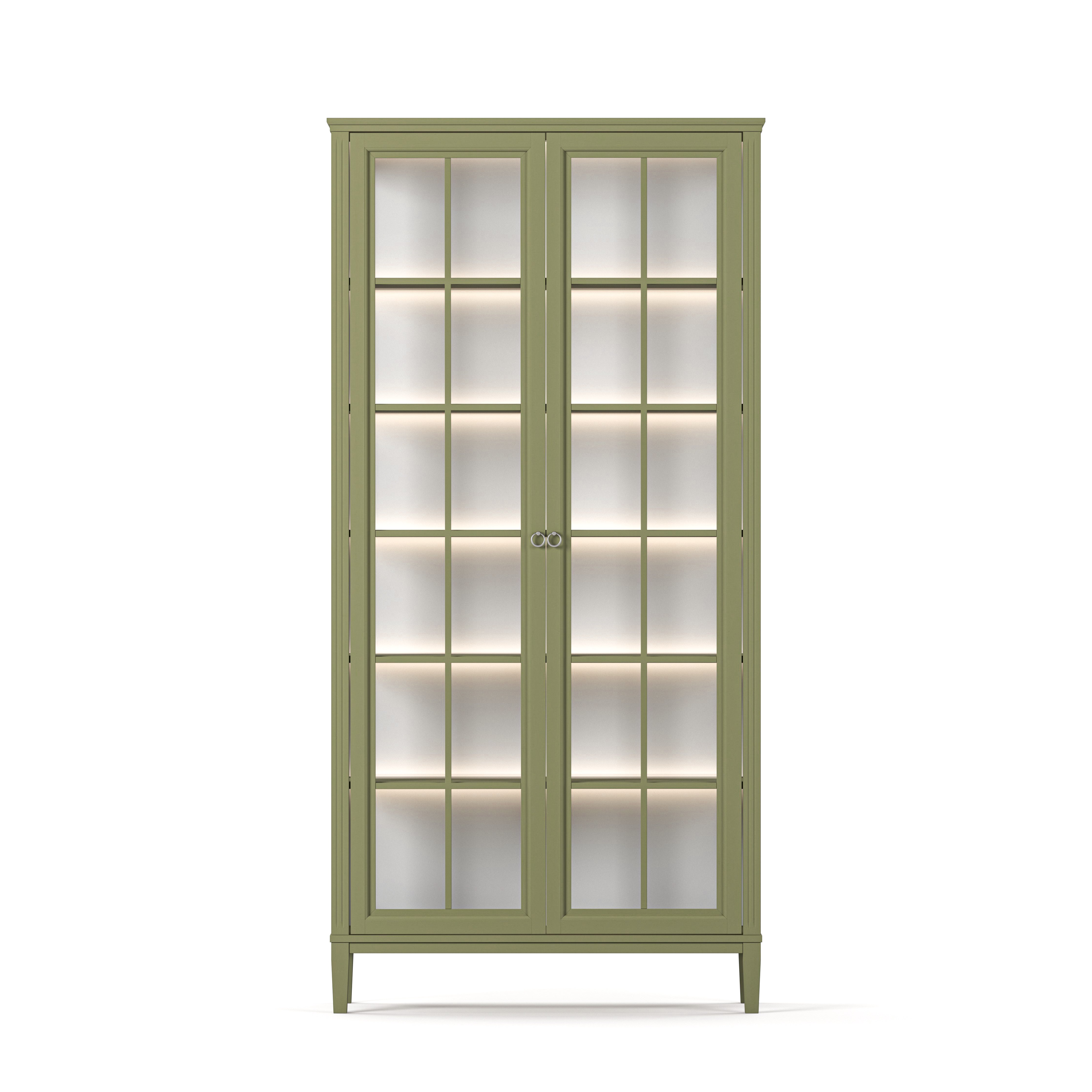 Stockholm 2.0 Display cabinet with lighting