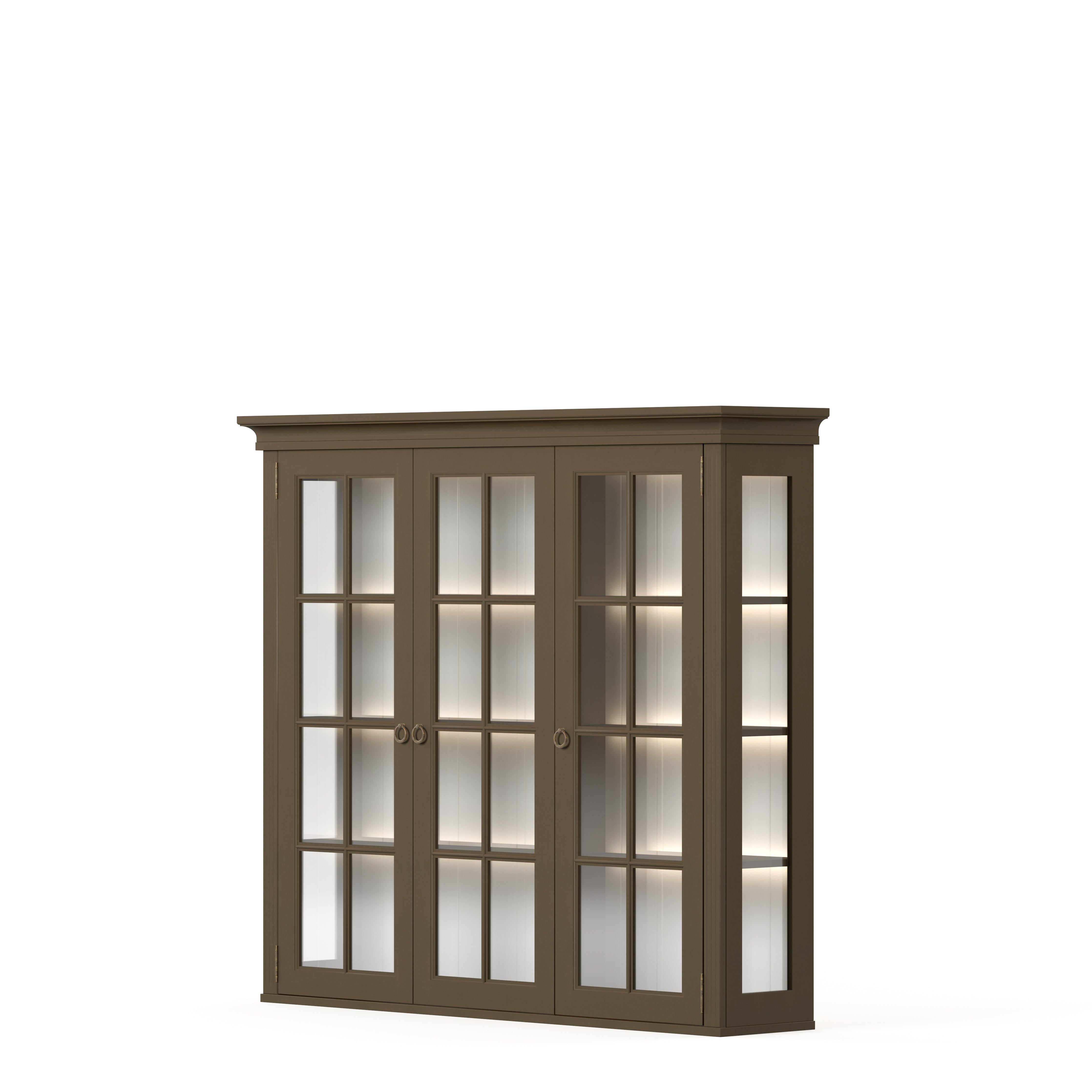 Stockholm Top Cabinet Showcase 3 Doors