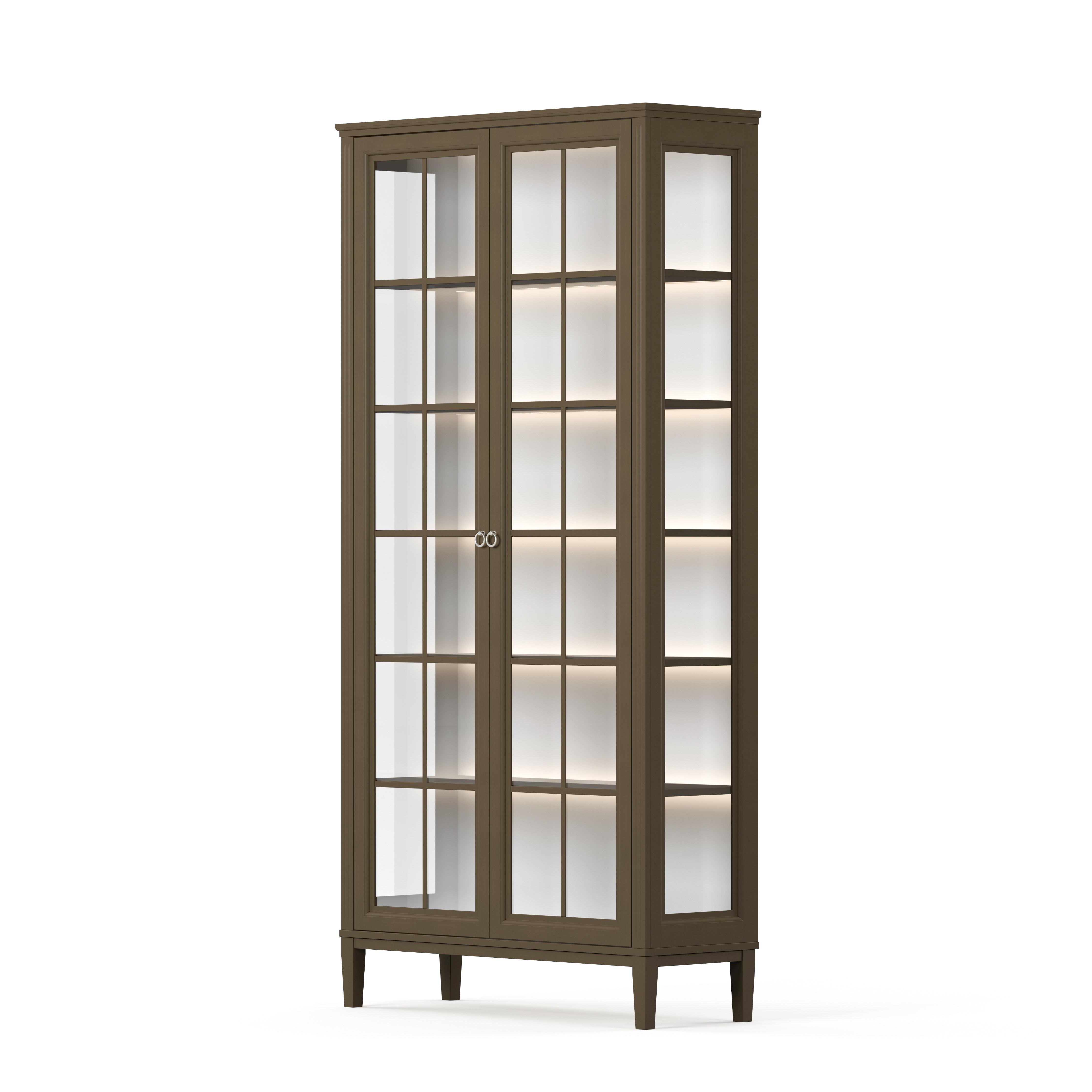 Stockholm 2.0 Display cabinet with lighting