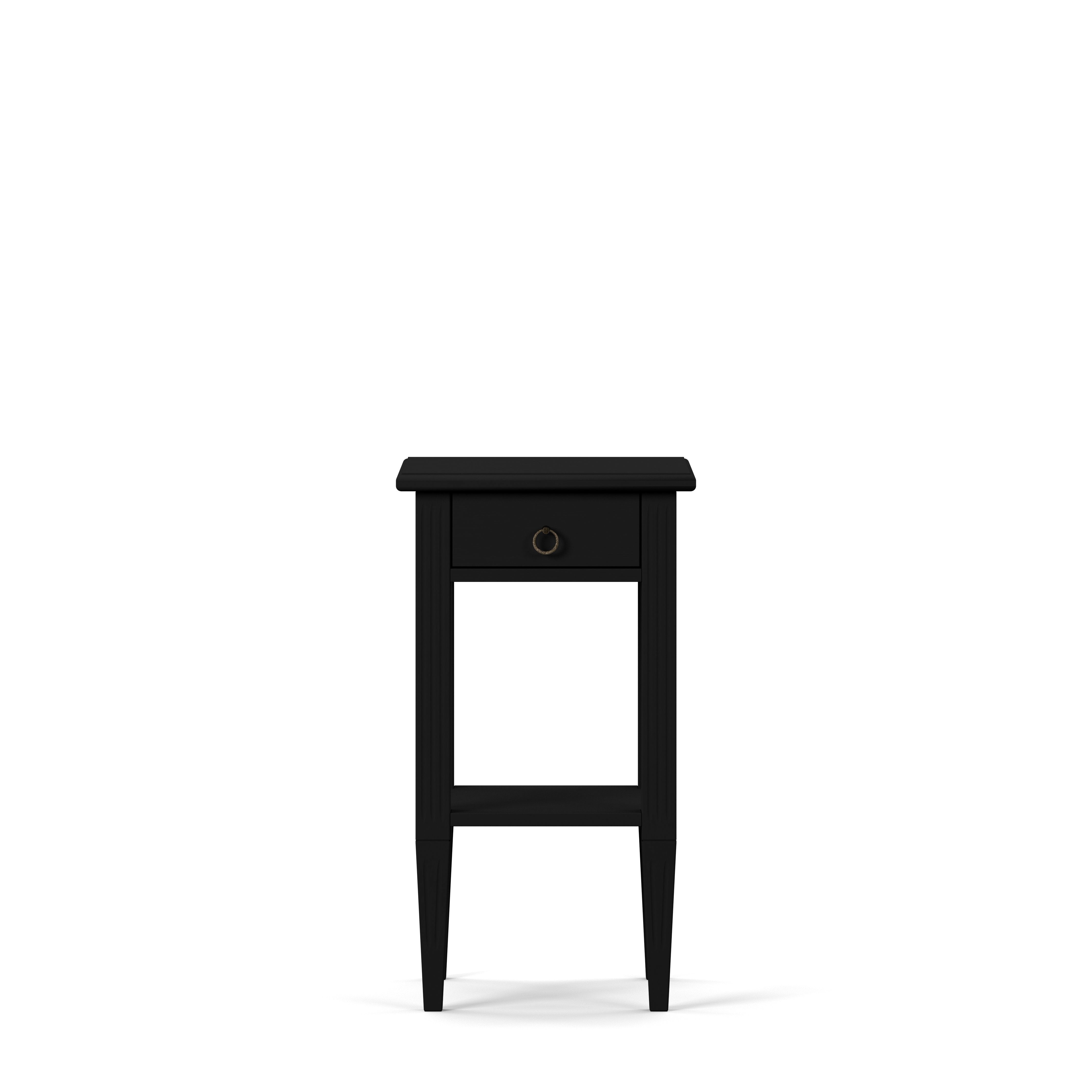 Englesson Beds Black Stockholm Sängbord Small 526B #Variant_Black 