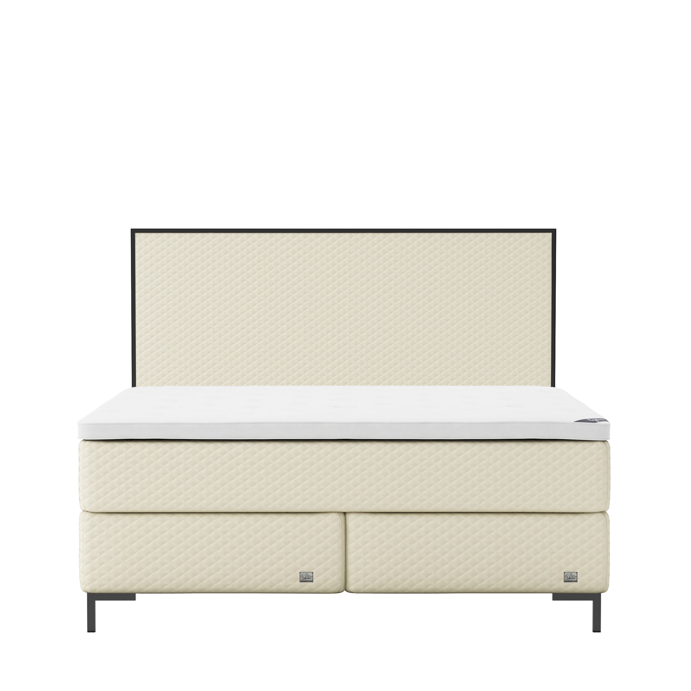 Englesson Beds Pearl / 160 x 200 Superior Kontinental High Frame SC160MF20 #Färg_Pearl #Colour_Pearl