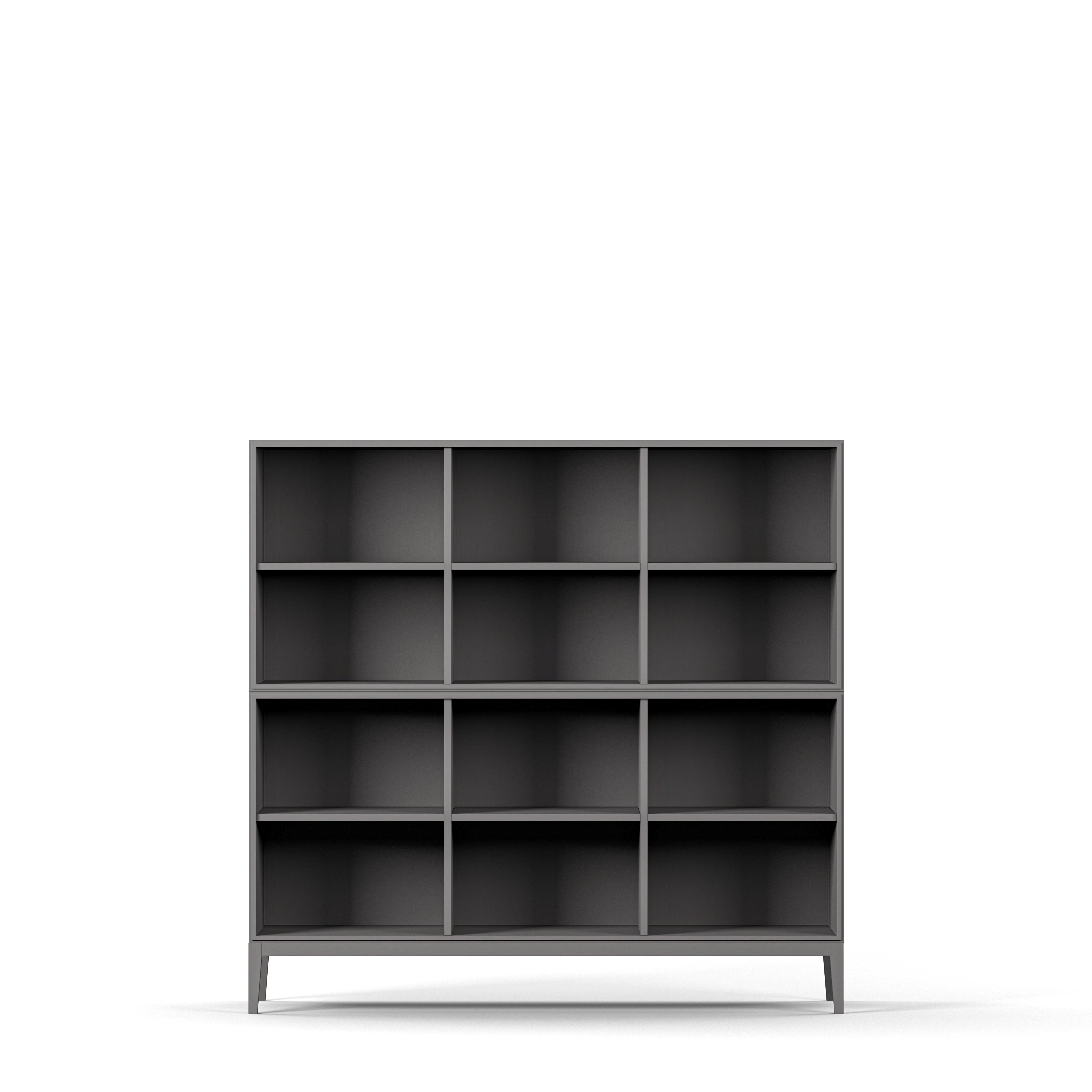 Edge 2.0 Bookcase 3 Shelves, 2-Section