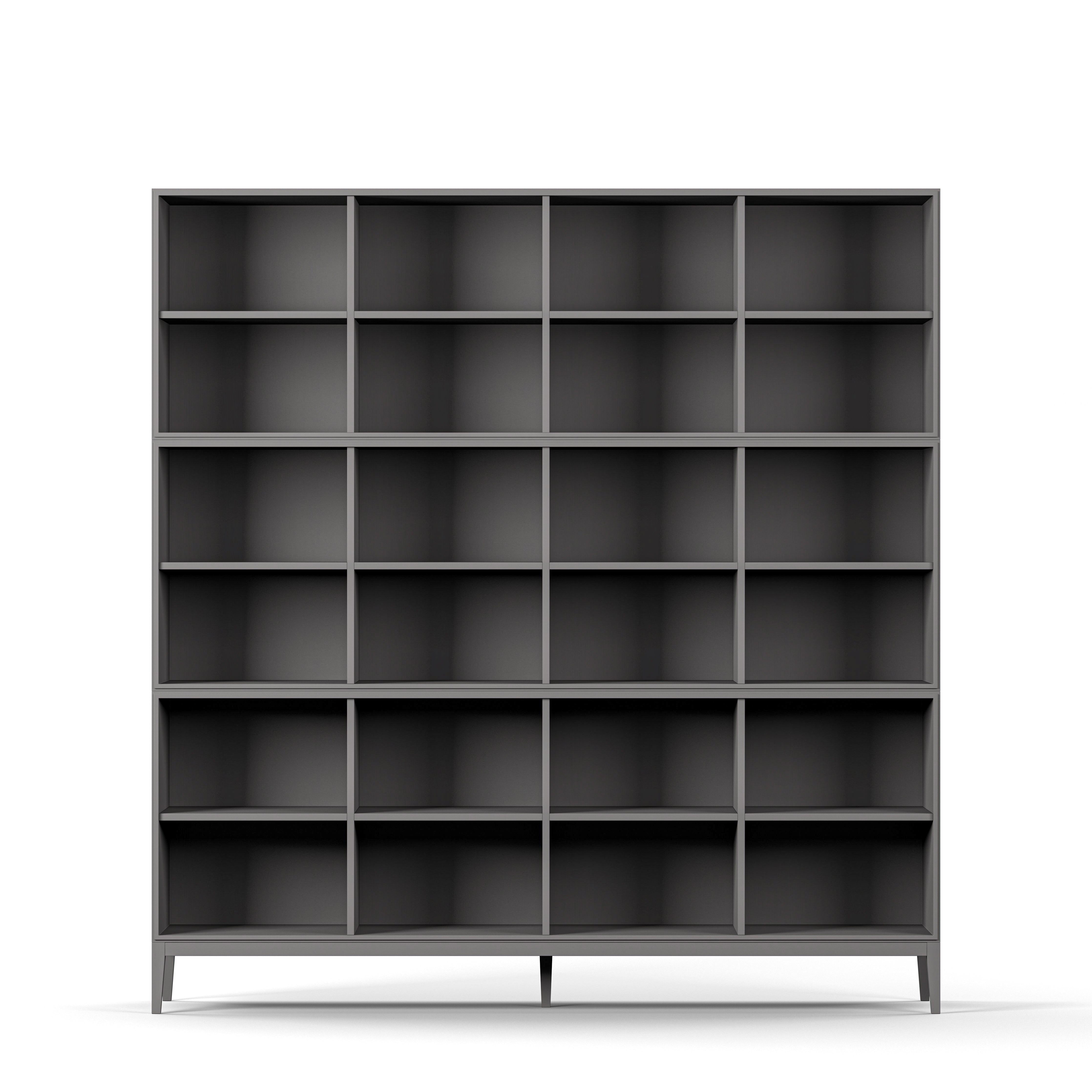Edge 2.0 Bookcase 4 Shelves, 3-Section