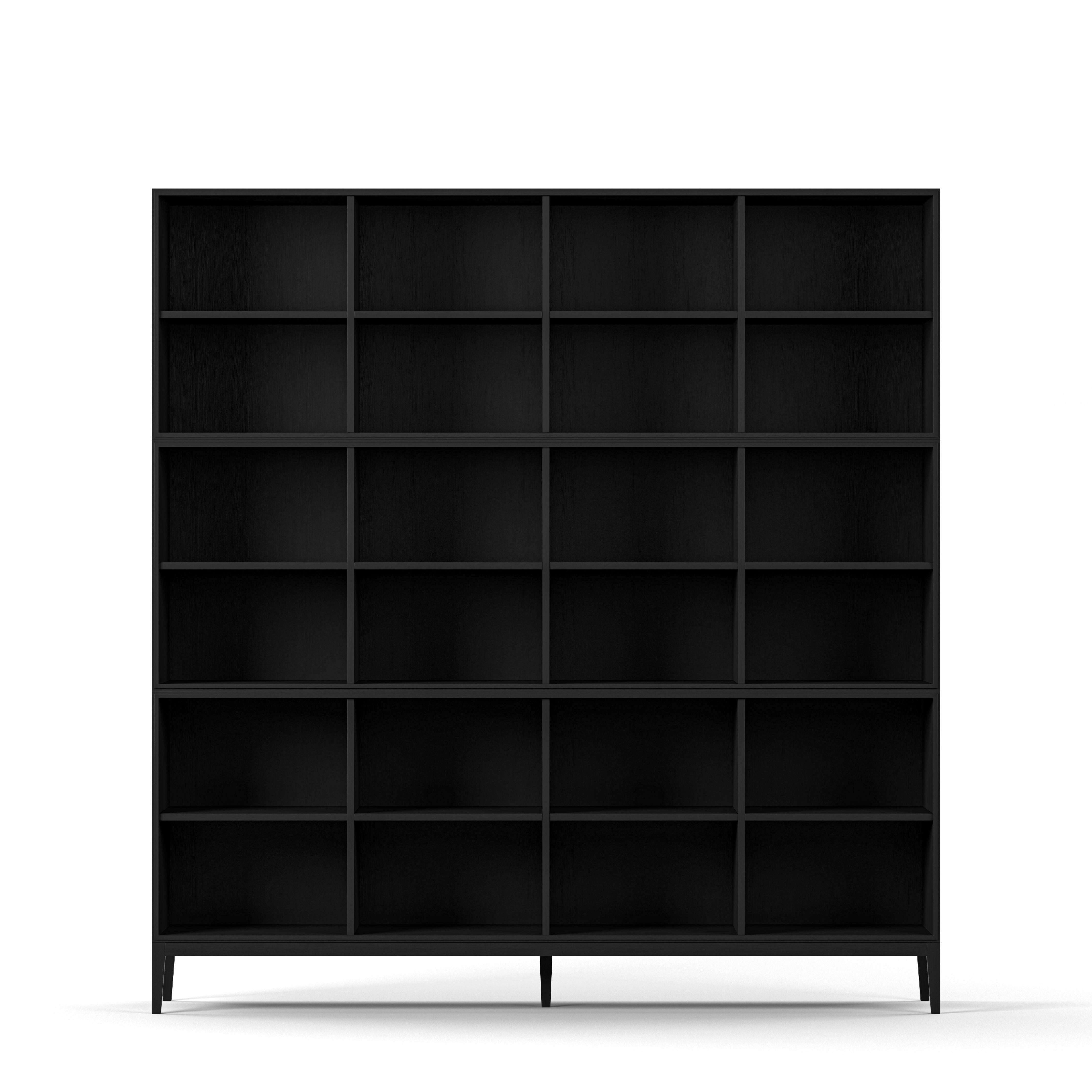 Edge 2.0 Bookcase 4 Shelves, 3-Section
