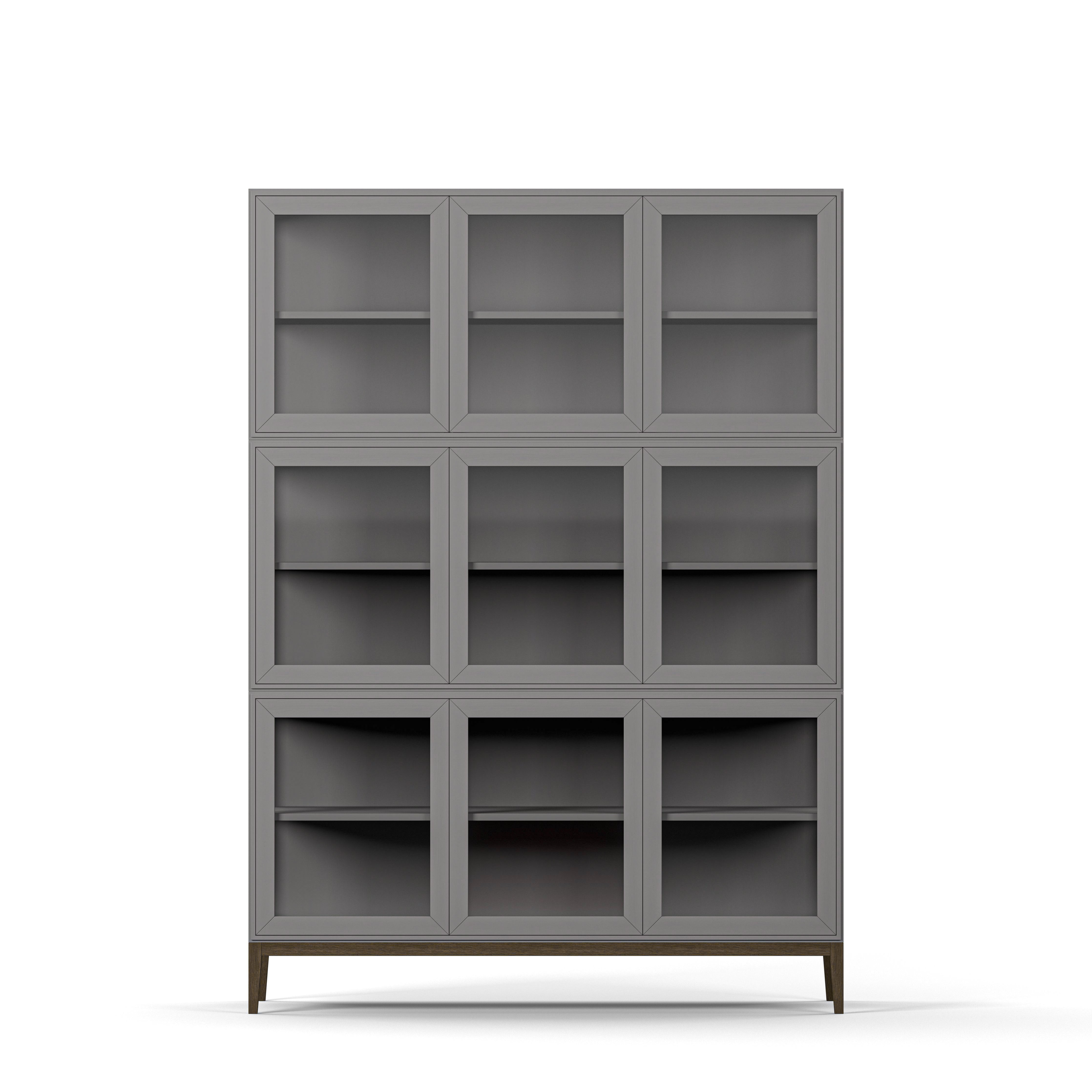 Edge 2.0 Display Cabinet 3 Doors, 3-Section